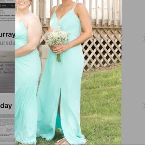 David’s bridal bridesmaid dress
